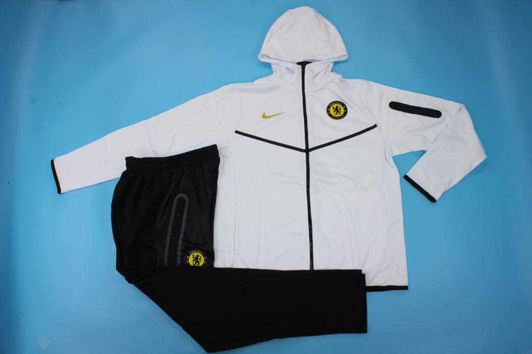AAA Quality Chelsea 22/23 Hoodie Tracksuit - White
